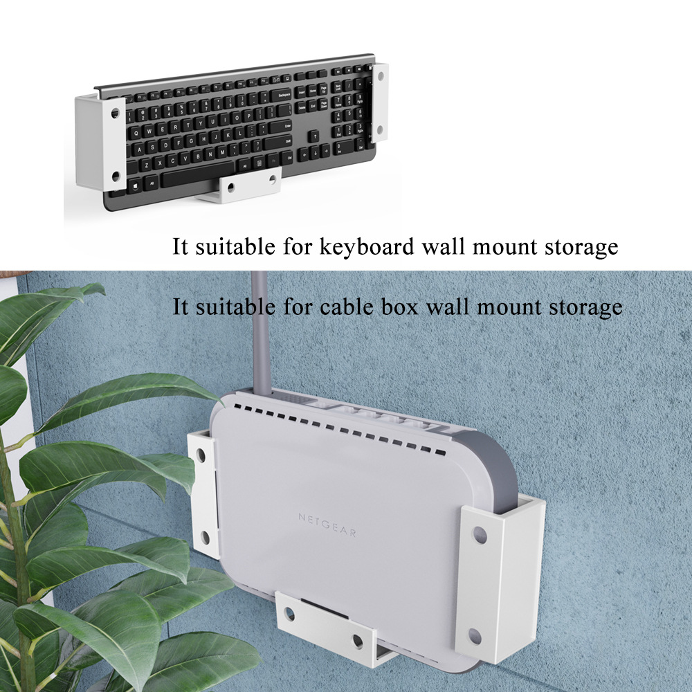 2023 new products listed Factory Direct desk bottom laptop bracket compatible keyboard router wall bracket