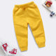 in stock children's solid color sports pants autumn new 2025 spring female baby soft cotton trousers a generation of hair