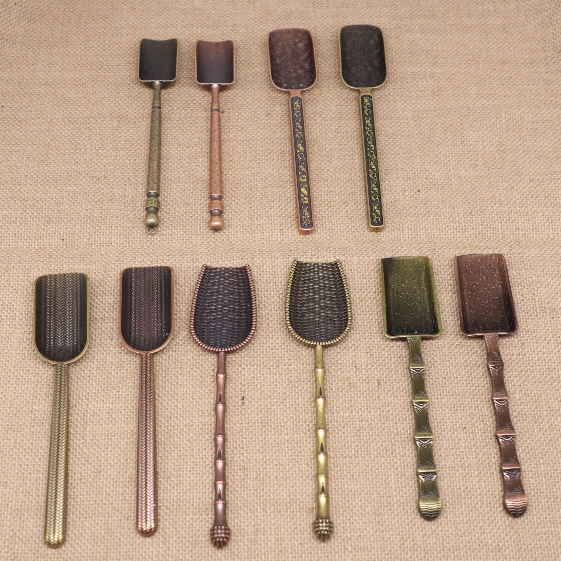 Factory wholesale teaspoon tea shovel alloy tea set accessories tea spoon teaspoon tea in stock tea ceremony