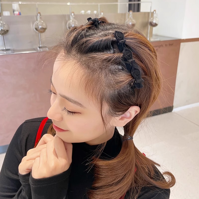 Lazy male editor-in-chief hairpin female forehead side clip bangs clip broken hair finishing artifact duckbill clip hairpin headdress