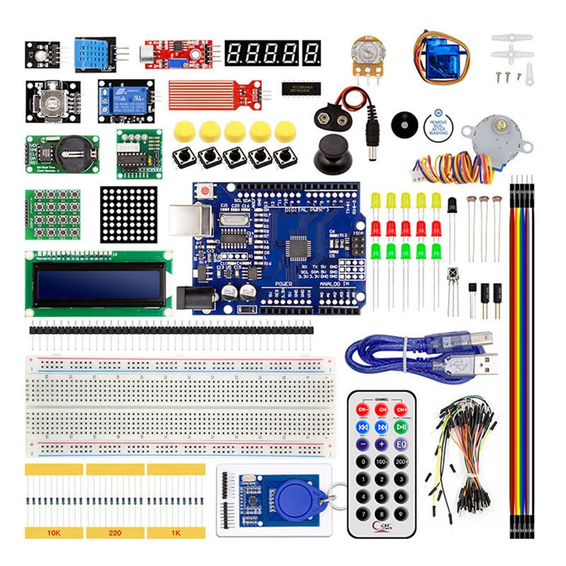 Uno R3 学習キット初心者キットステッピングモーター Rfid Arduino 電子部品開発用|undefined