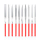 Diamond file assorted file flat flat semicircular triangular square file metal grinding tool titanium plated diamond file suit