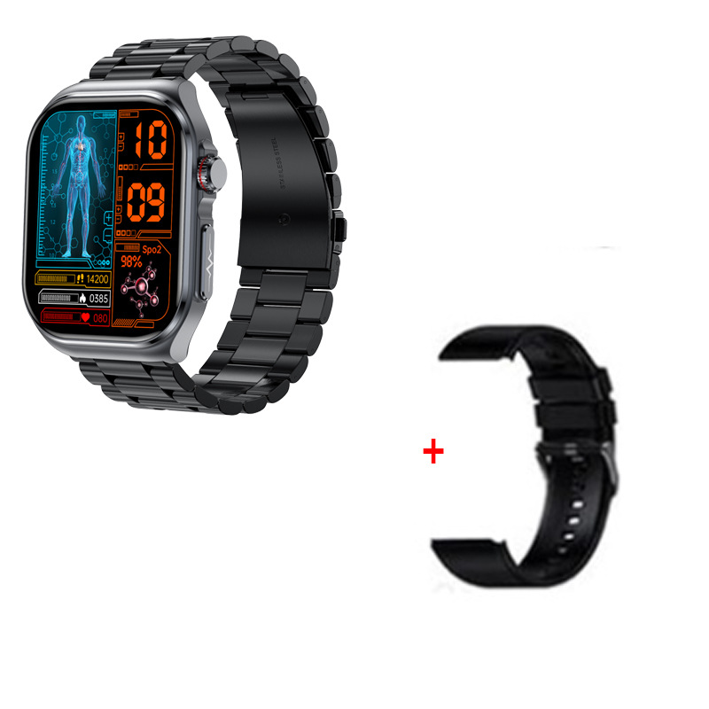 Three-ball steel band black strap