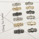 Spot Metal Hanfu Tang Suit Collar Buckle Buckle Cheongsam Metal Buckle Retro DIY Bright Buckle