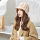 Korean ins New Handmade Knitted Hat Fisherman's Hat Wool Hat Vintage Hollow Thin Breathable Basin Hat for Women