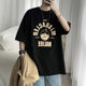 Trendy Men's Short-sleeved T-shirt Trendy Brand Trendy Loose ins Hong Kong Style Summer All-match Casual Harajuku Style Men's Top Korean Style