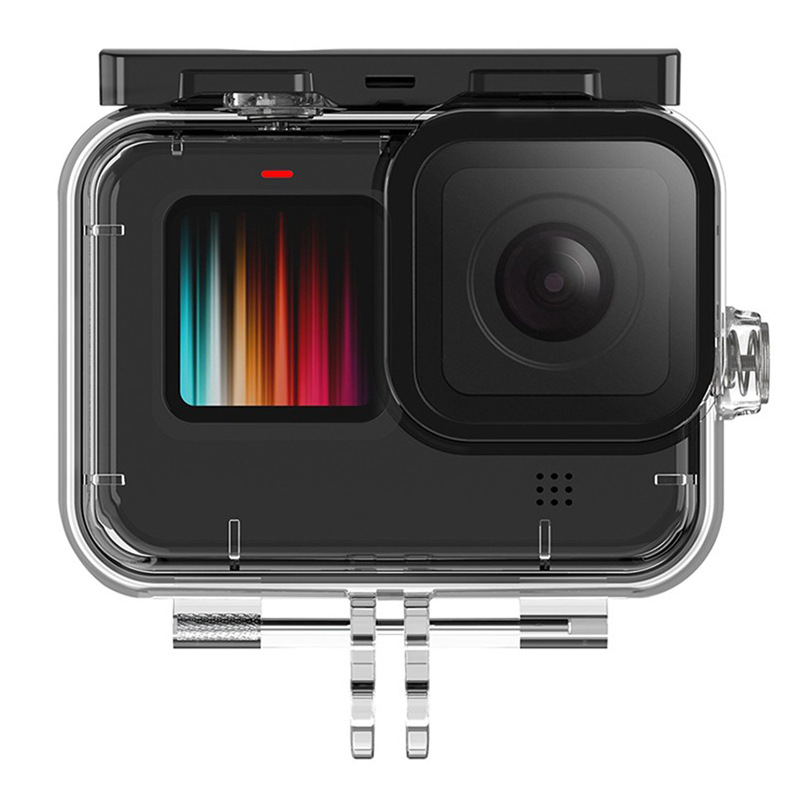 適用gopro部品13/12/11/10/9防水ケース取り外しなしレンズスポーツカメラ保護ケースダイビングケース