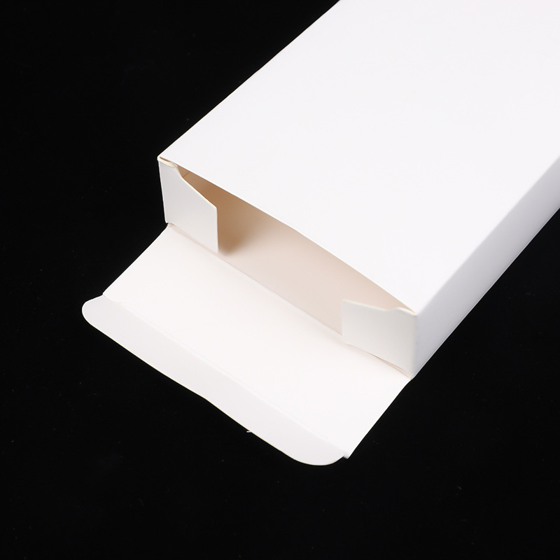 191-200mm universal blank box in stock wholesale 350g white cardboard packing box color printing double plug box printing