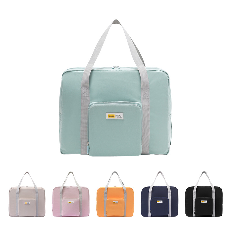 Korean foldable travel bag trolley case large capacity luggage bag moving finishing clothes storage bag wholesale