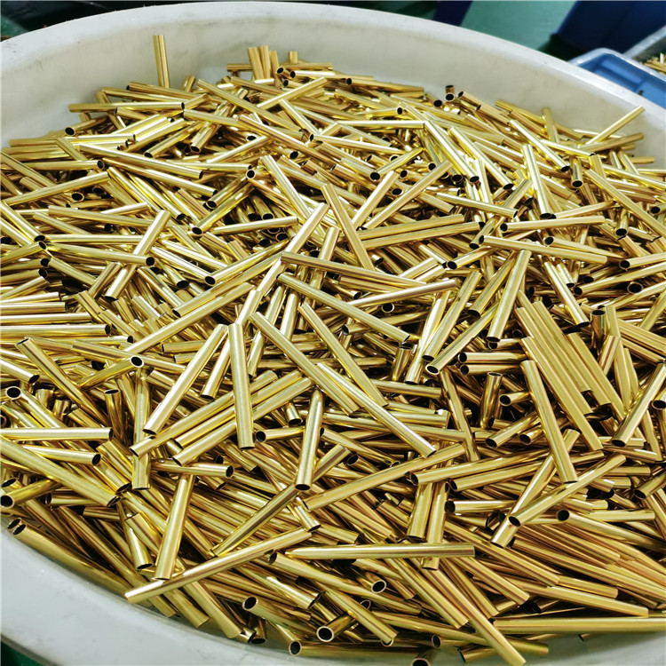 Brass tube thin wall copper tube h62 hollow copper tube h65 brass capillary tube precision cutting bending