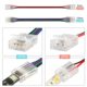 2p 4Pin RGB 5050 light bar welding-free crystal buckle light strip butt power supply guide wire hippo buckle 2835