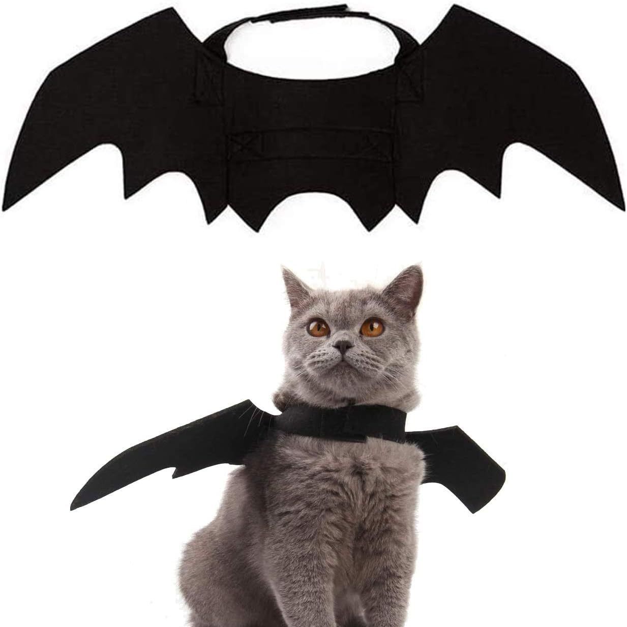 Nordic Style Halloween Felt Pet Decoration Bat Wings Pet Halloween Toy Felt Wings