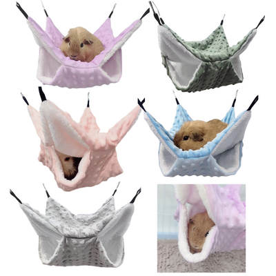 Guinea pig honey bag warm cotton nest autumn and winter cage Flower Branch rat nest squirrel sleeping bag hammock small pet supplies nest