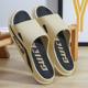 Slippers men's summer wear deodorant soft bottom bathroom bath non-slip home couple slippers Women's