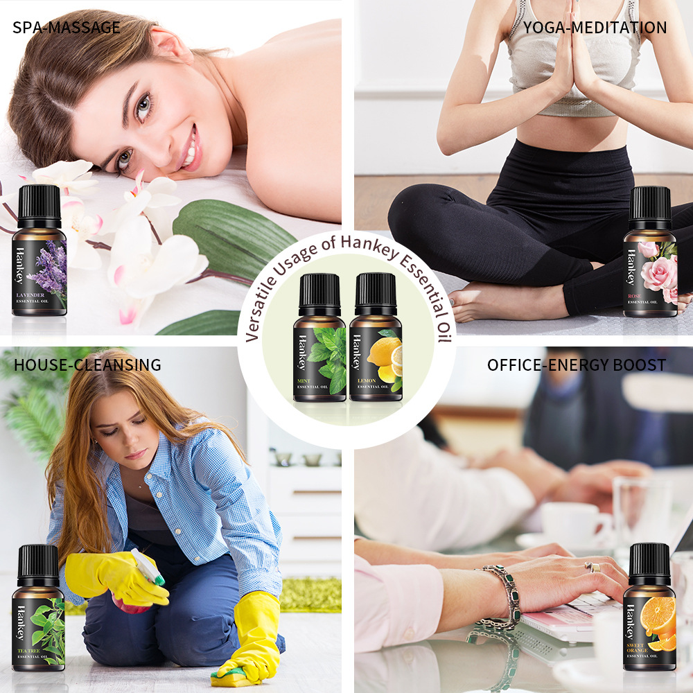 Cross-border Hanji Lavender Essential Oil 10ml Body Massage Massage Essential Oil Beauty Salon SPA Special Factory Straight