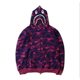 Trendy Brand Same Camouflage Shark Head Jacket 3D Sweater Printed Zipper Hoodie Men's and Women's Sweater Couple Clothes