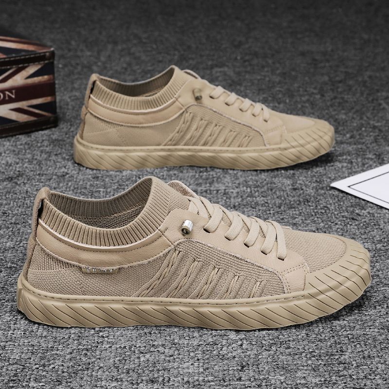 Labor Men's Shoes Summer Breathable Canvas Shoes Men's Work Site Korean-style All-match Non-slip Sports Casual Sneakers for Men