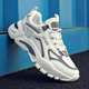 Low-top sneaker men's 2025 spring and summer new student father shoes fly woven breathable fashion Korean running shoes wholesale