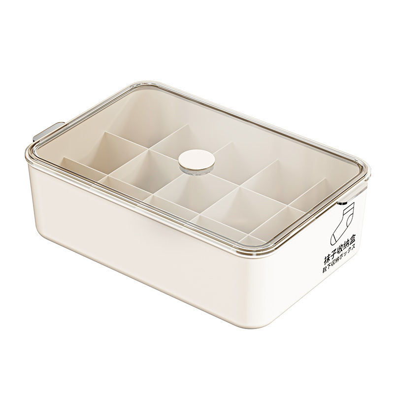 underwear socks storage box close-fitting clothes storage artifact multifunctional dustproof home dormitory three-in-one storage