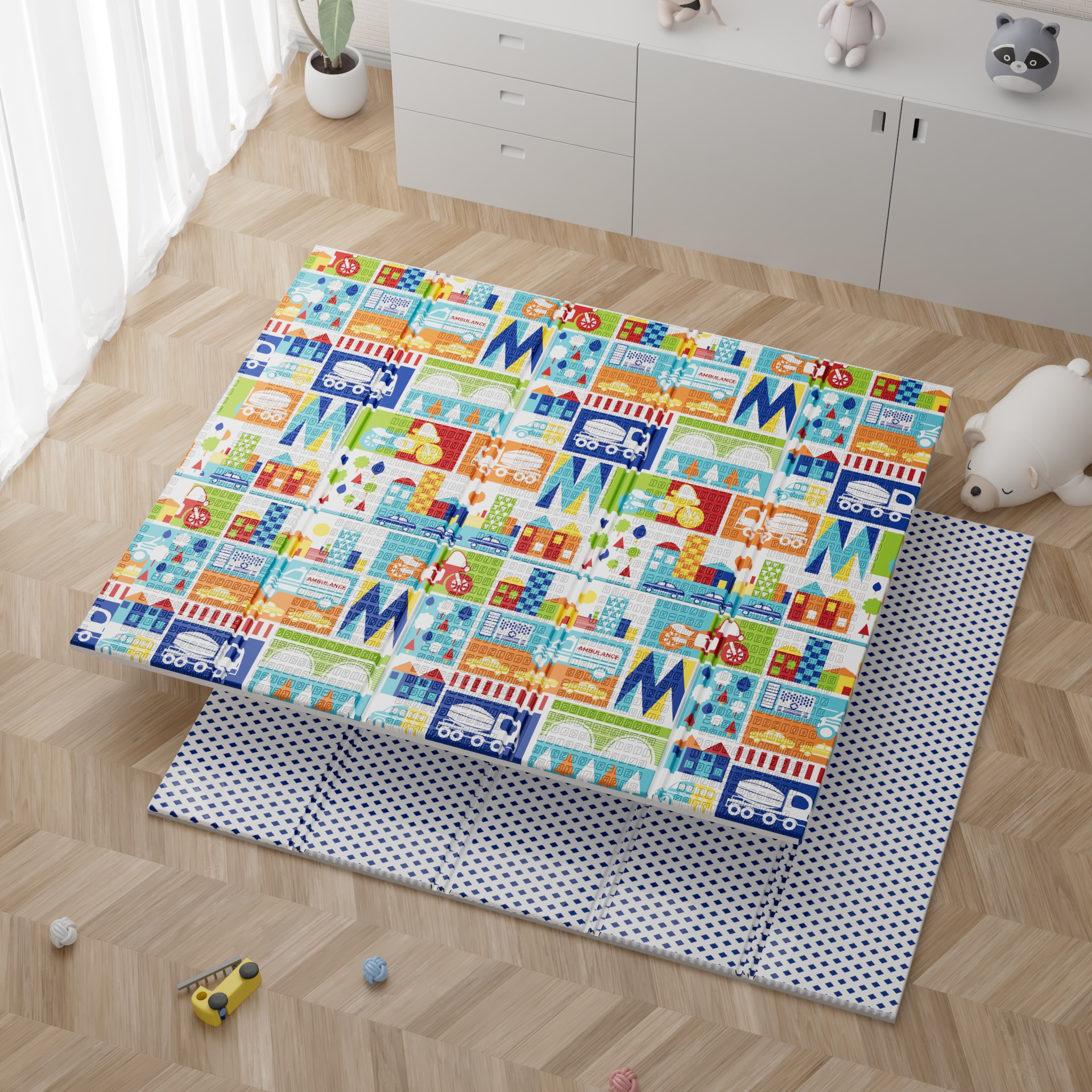 baby climbing mat 180*200cm children's game mat thickened home folding baby climbing mat xpe