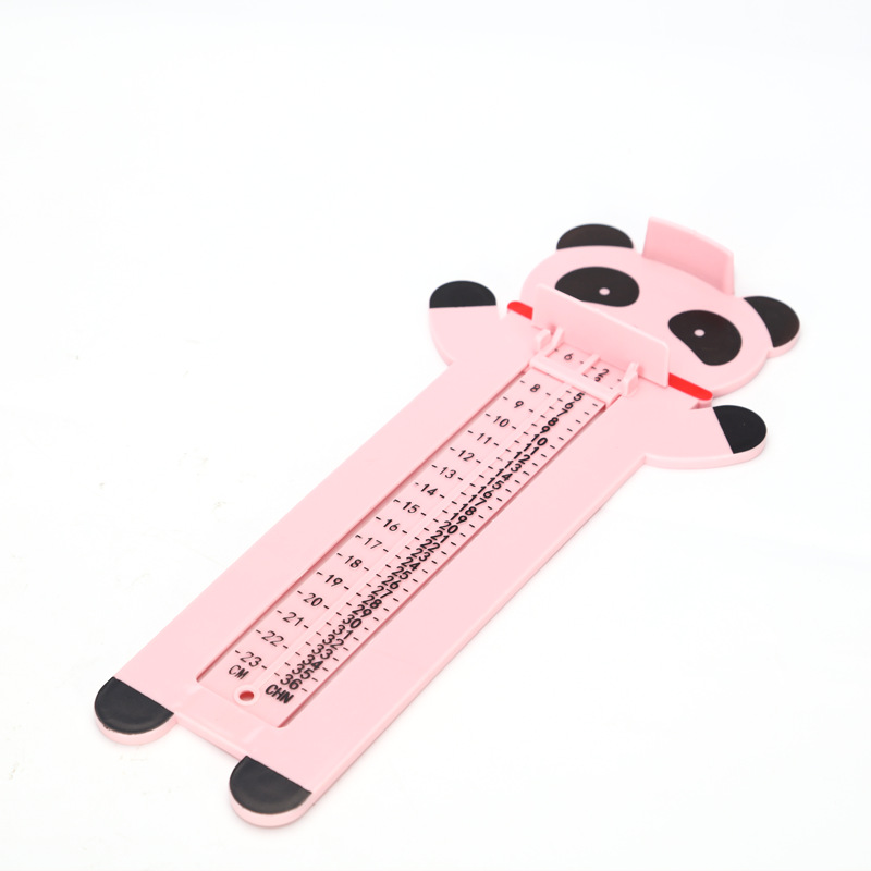Baby's Foot Measuring Device Children's Shoes Inner Length Measuring Foot Length Ruler Baby's Shoe Size 0-8 Years Old Shoe Buying Artifact Household