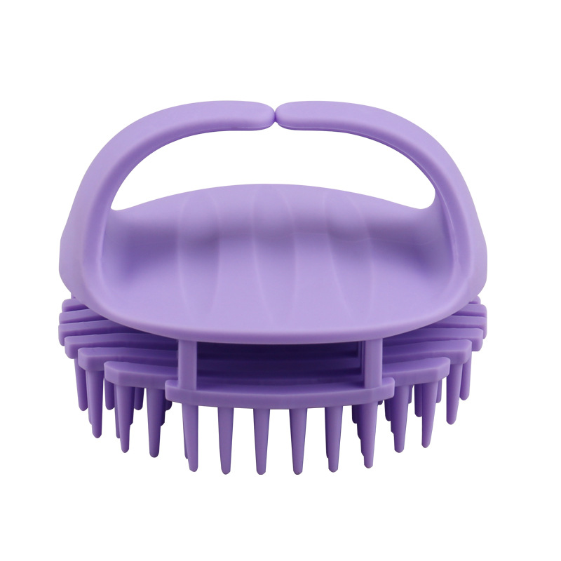 Factory direct bath multi-color shampoo multi-function massage brush home bath massage hollow hair brush