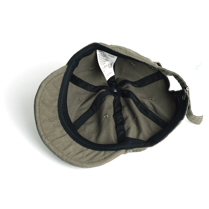 American Retro Short Brim Cap Ami Kaji Soft Brim Baseball Cap Washed Old Soft Top Tooling Hat Trendy