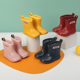New children's rain boots foreign trade boys and girls soft non-slip baby rain boots kindergarten waterproof shoes a generation of hair