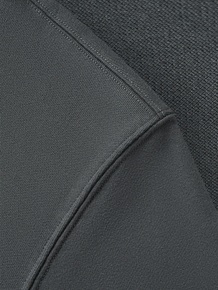 380 heavy cotton round neck sweater autumn and winter American long sleeve T-shirt men's and women's loose pullover bottoming shirt top