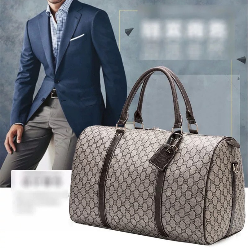 Fashion men's short-distance travel bag large capacity handbag travel travel boarding bag business luggage bag crossbody bag