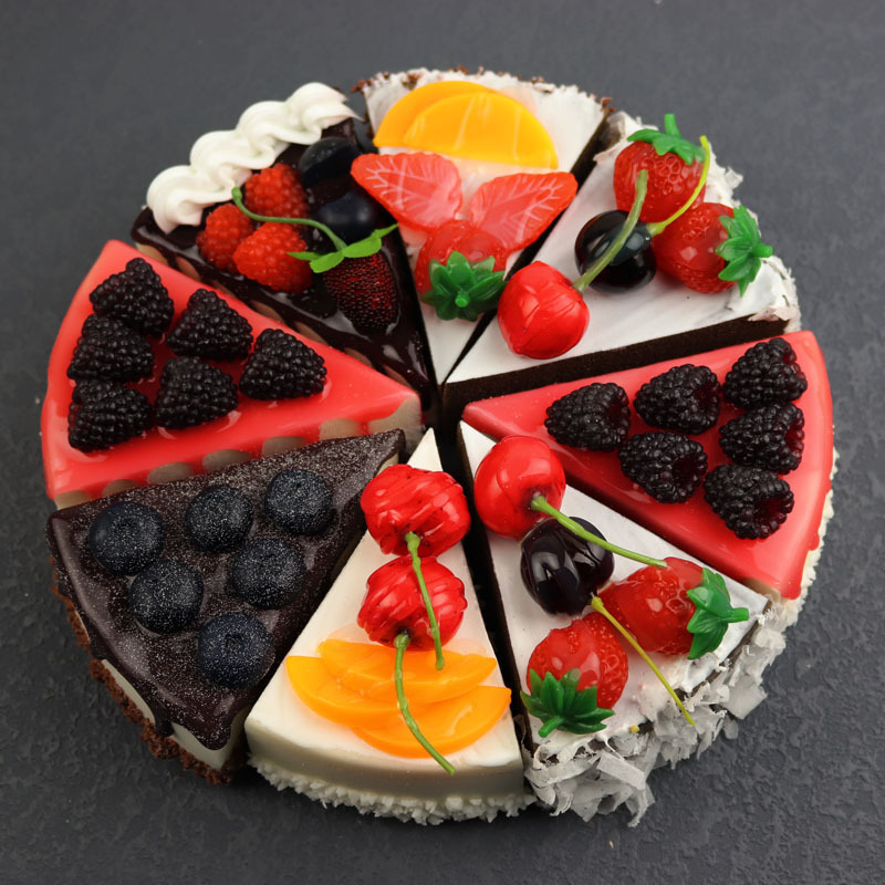Simulation cake model ice cream cream chocolate ice cream dessert food bread window shooting props toys