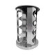 Cross-Border Popular 360 Rotating Spice Rack Square Spice Bottle Round Spice Jar Stainless Steel Spice Rack Set