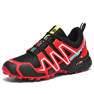 Cross-border plus size independent station men's shoes hiking shoes outdoor sneaker non-slip wear-resistant hiking off-road climbing running shoes