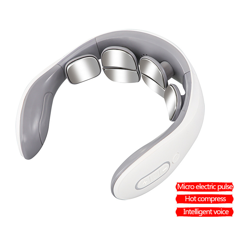 Cervical spine massage instrument intelligent neck massage instrument shoulder and neck massage instrument EMS micro-current pulse heating neck protection instrument