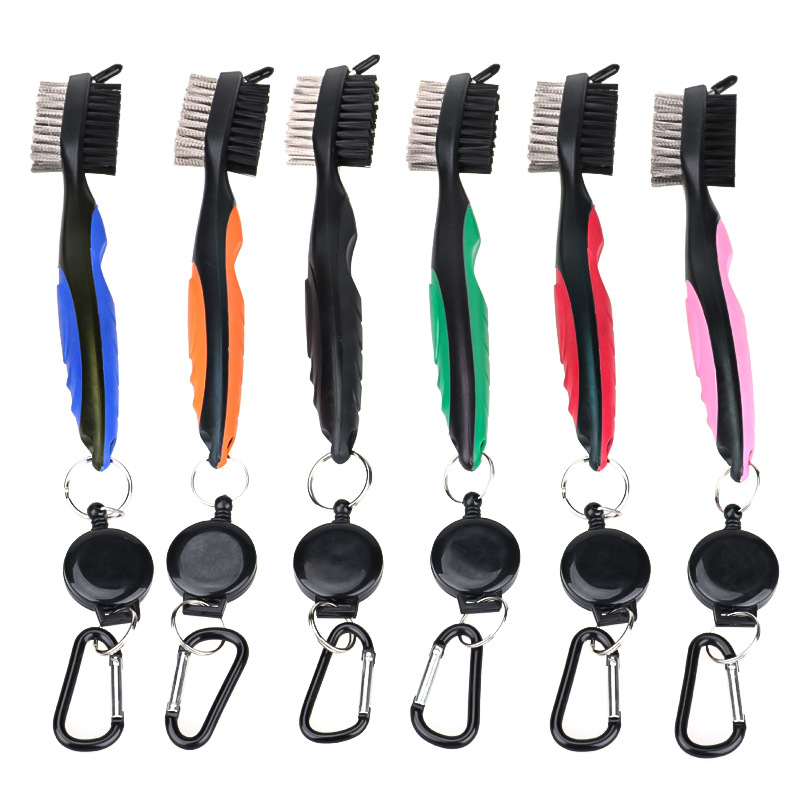 golf club cleaning brush head cleaning tool double-sided three-use brush golf club cleaning brush accessories
