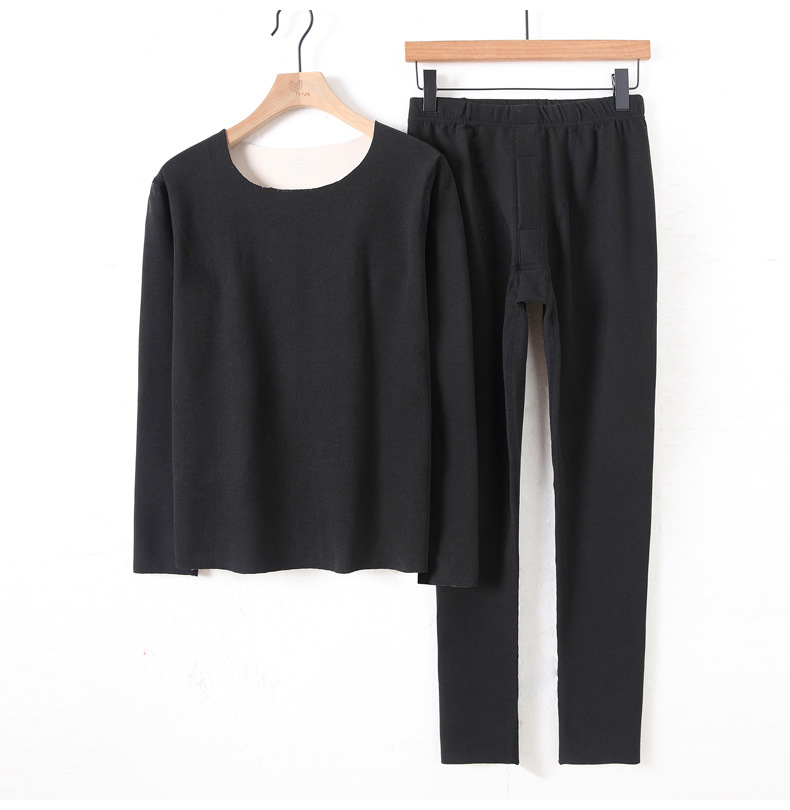 Thermal underwear suit women's 2021 autumn and winter New AB two-color sanding men's autumn clothes