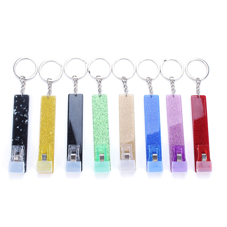 Cross supply contactless card picker long nail keychain cardgrabber spot second hair DIY keychain