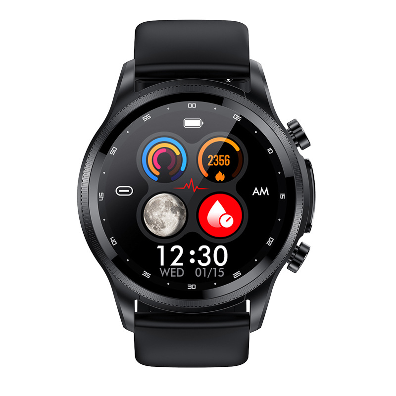 The new E400 non-invasive blood glucose smart watch bracelet electrocardiogram heart rate blood pressure monitoring multi-movement message reminder