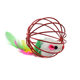 Wholesale cat toy cage mouse color feather color paint wire cage cat toy cage mouse cat self Hi toy