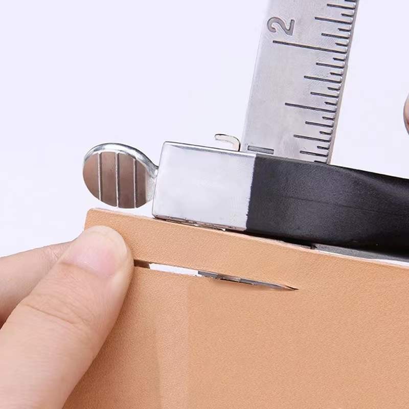 New Power Aluminum Handle Belt Cutter Leather Rope Split Machine Leather DIY Hand Sewing Leather Art Tool Strip Cutter