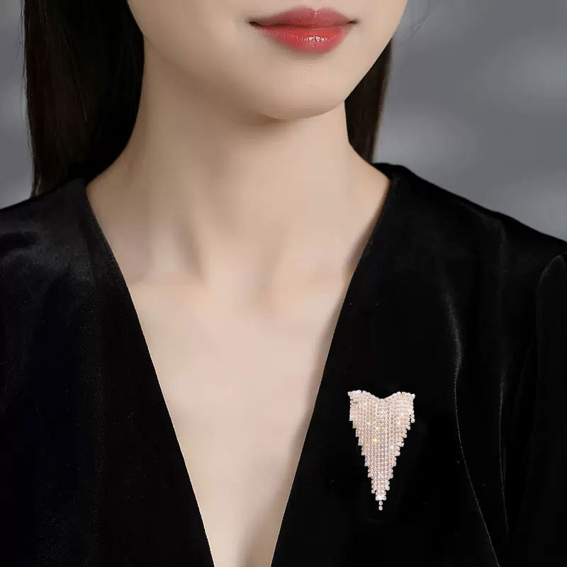 ins歐美誇張水鑽胸針跨境胸花個性時尚服裝配飾跨境電商廠家