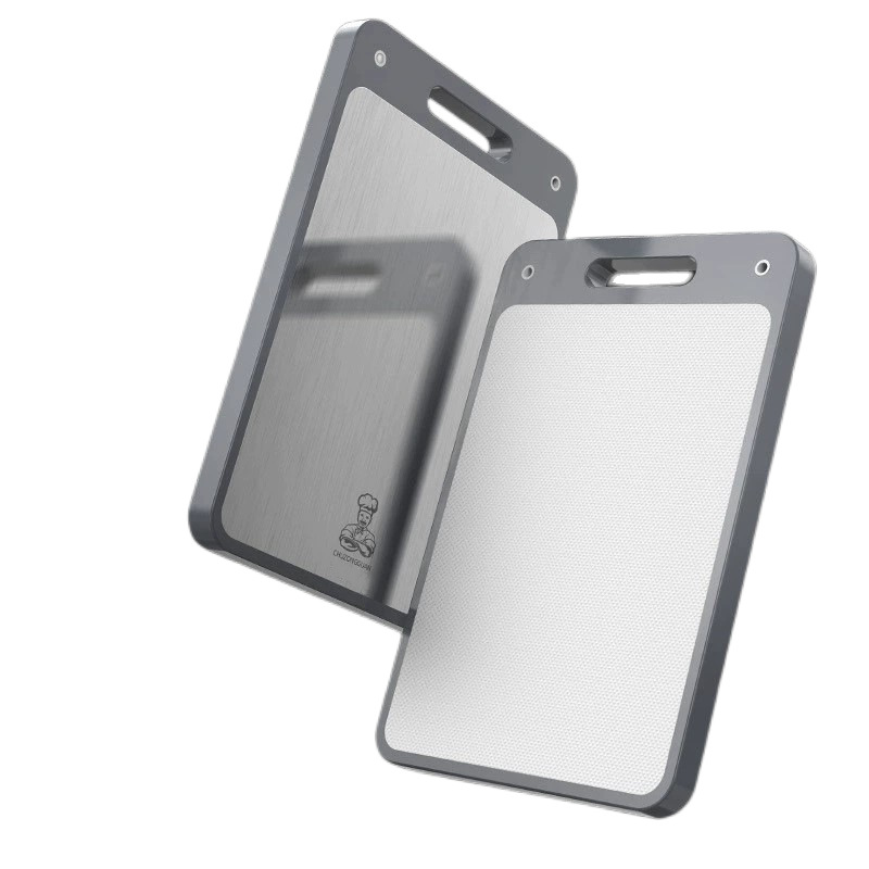 Double-sided stainless steel cutting board household antibacterial mildew cutting board thickened kitchen cutting board plastic chopping board manufacturers wholesale