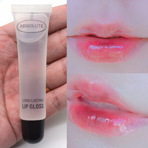 Foreign trade export transparent hose colorless moisturizing lip gloss LiPol desalination lip gloss 18ml factory batch