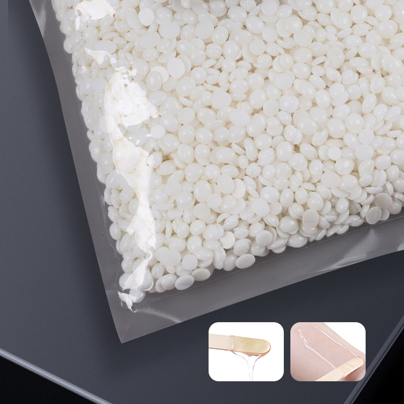 Coconut milk wax rosin-free Depilatory Wax bean transparent low melting point viscous strong depilatory coconut wax solid paper-free