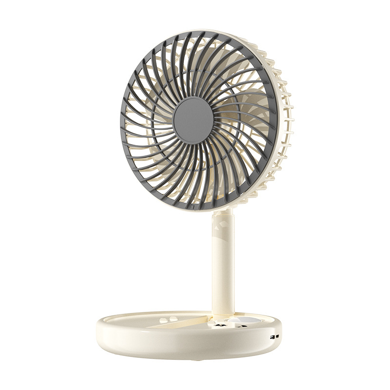 Cross-border USB Fan Charging 3 Windshield 2 Light Folding Portable Long Life Mini Small Fan Desk Fan