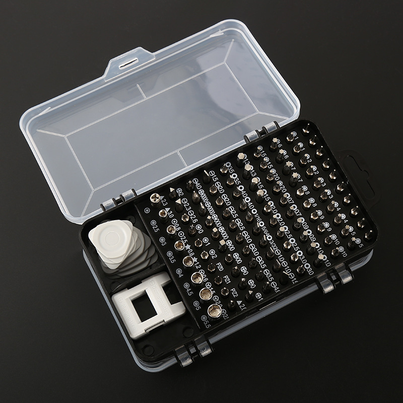 115 in 1 cross-border wholesale watch mobile phone disassembly and maintenance tools hardware chrome vanadium steel screwdriver set Wholesale