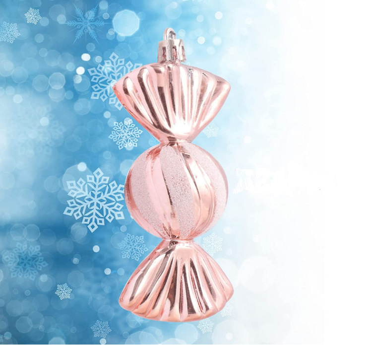 クリスマスキャンディー装飾ギフトボックスメッキ彩色キャンディー道具クリスマスツリーペンダントカラーキャンディー11.5cm|undefined