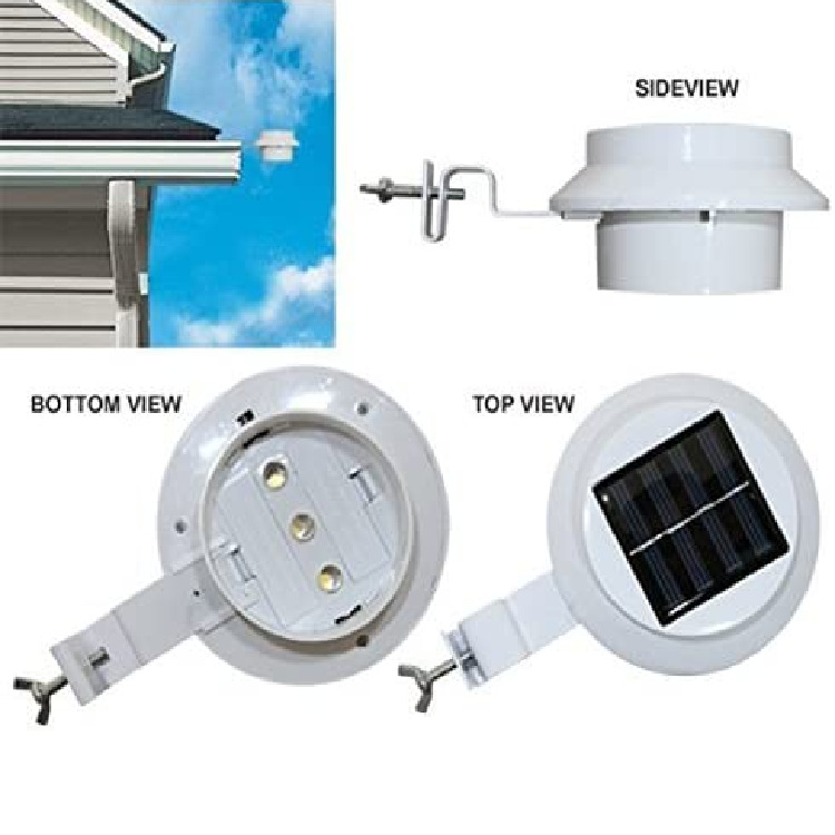 Guardrail LED solar light sink light outdoor rainproof wall light fence light solar railing eaves light