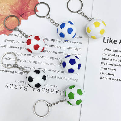 Simulation World Cup football keychain ball keychain cross-border supply three-dimensional sports basketball pendant decoration