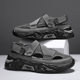 Sandals Men's Summer Thick-soled Non-slip Youth Lightweight Hole Shoes Men's Breathable Mesh Comfortable Beach Shoes